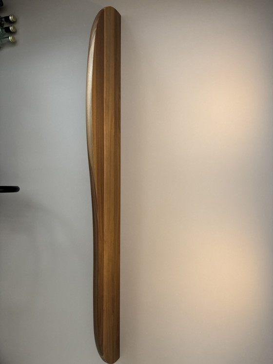 Image 1 of Studio Henk Blob Wandplank M Rechts Walnoot (Radius)