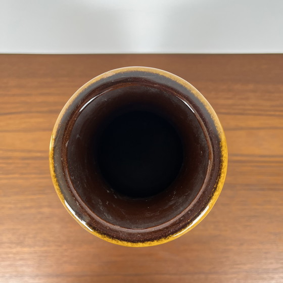 Image 1 of West Germany Yellow "Reptile" Vase, Europa