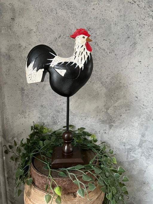 Scultura Gallo – 16 x 8 x 34 cm - Spedizione gratuita
