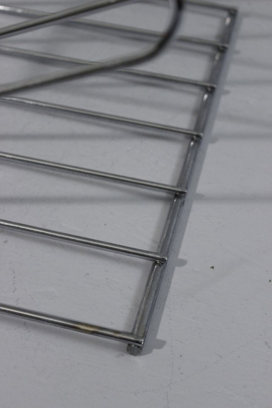 Image 1 of Portariviste vintage Z in acciaio cromato, disegnato da François Arnal, Atelier A, anni '70