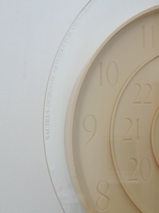 Nautilus-Uhr von Oscar Tusquets für Mobles 114 1995 – Uhren, Glass, Plastic (photo 5 of 13)