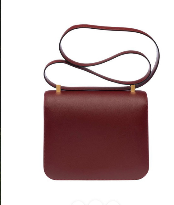 Image 1 of Borsa HERMES Constance en Cuir Rouge - 103287