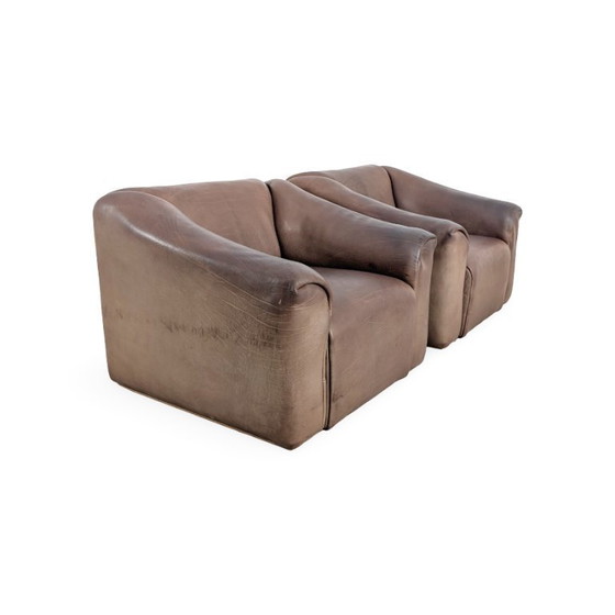 Image 1 of 2 poltrone Original de Sede DS 47 in pelle spessa