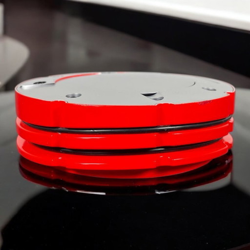 Ferrari F1 Metal and Red Enameled Ashtray Asbak