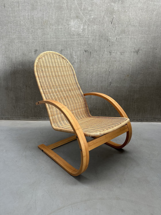 Image 1 of Vintage fauteuil rattan