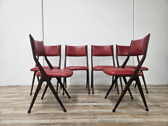 Image 1 of Six chaises de Gaetano et Alessandro Besana, 1960