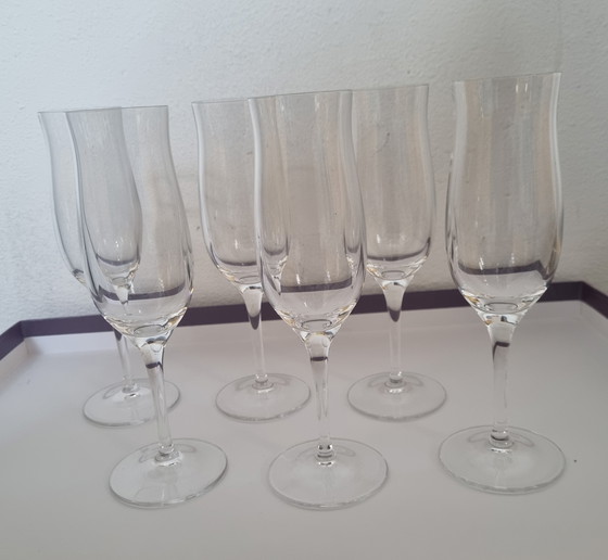 Image 1 of 6 St. Louis Kristall Champagnerflöten