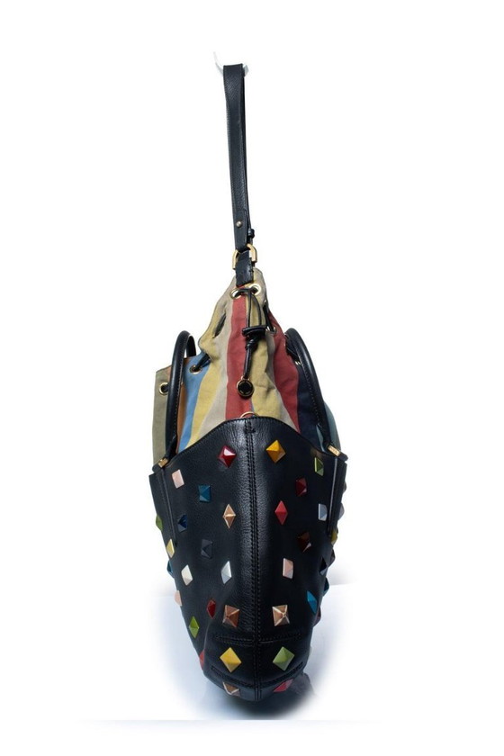 Image 1 of Fendi, B.Fab convertible studded medium tote