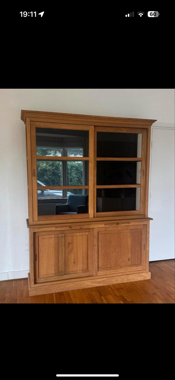 Image 1 of Vetrina in rovere in perfette condizioni Wiechers Wonen