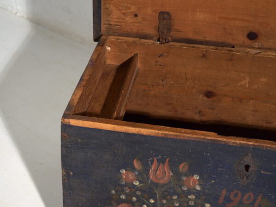 Baule antico con motivi floreali (Anno 1901) #41 – Armadi contenitori, Rustic (photo 27 of 40)