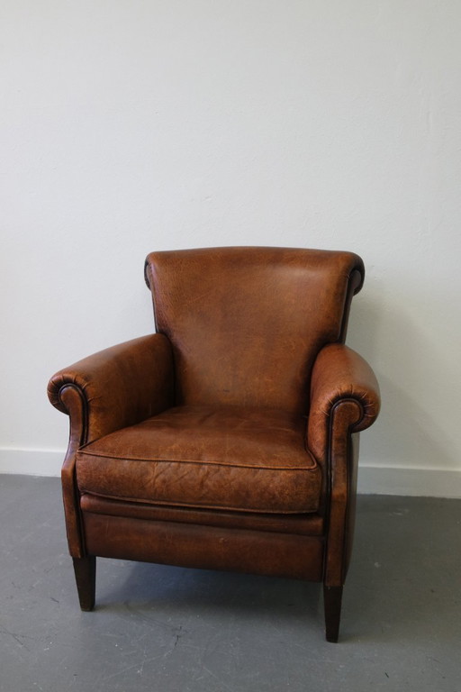 Sillón club de cuero