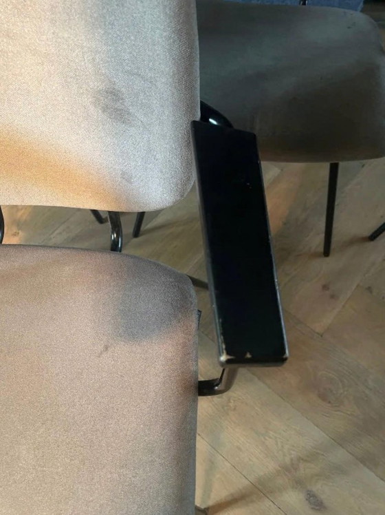 6x Bodilson Fresh Dining chairs - Grey Velour/Fabric – Metal, Textile (photo 3 of 5)