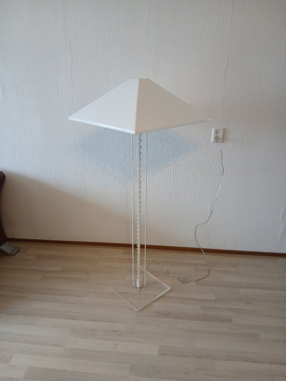 Harco Loor Design – Umbrella Vloerlamp – Vintage – Vloerlampen, Metaal, Plexiglass (photo 8 of 9)