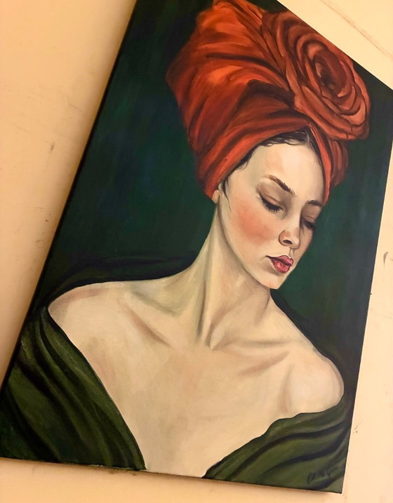 Woman's Flower – Paintings & Drawings, Canvas (photo 3 of 13)