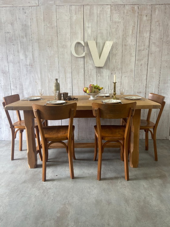 Image 1 of Oak farmhouse table 160x90cm