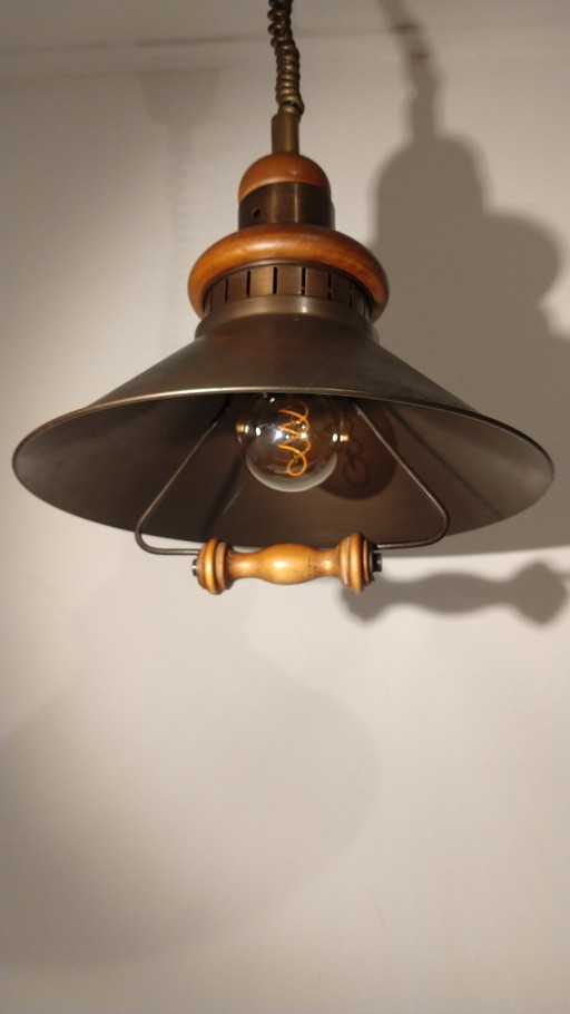 Lámpara colgante vintage / lámpara de barco