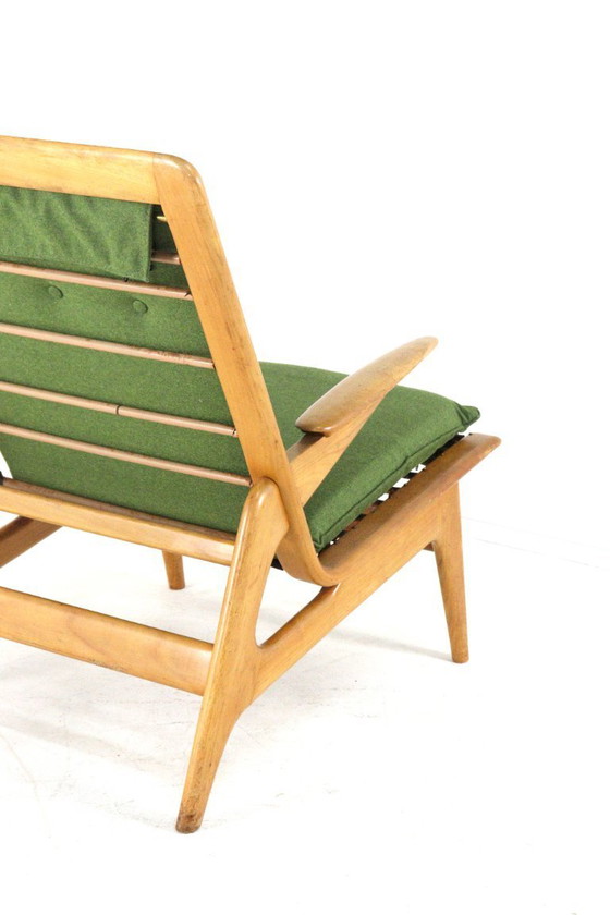 Image 1 of Fauteuil vintage de style Rob Parry, récemment retapissé