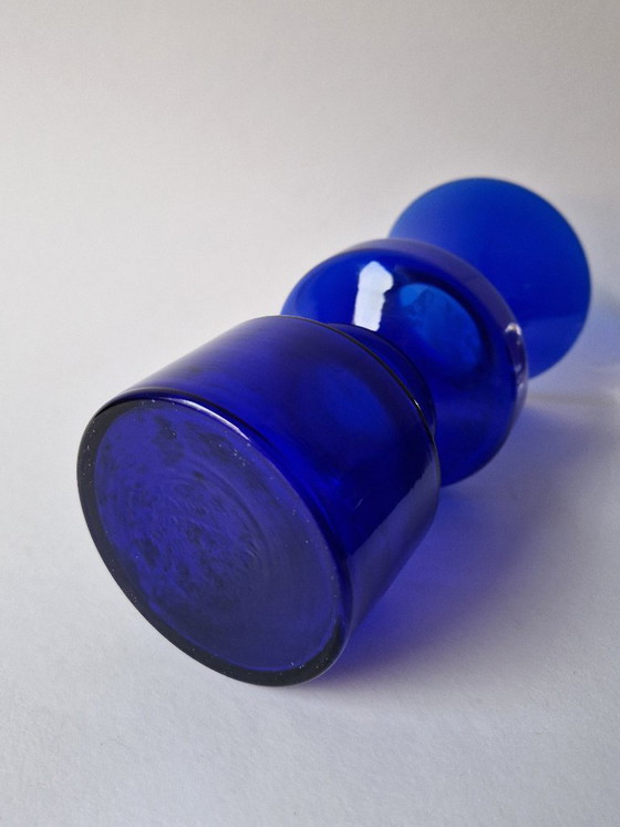 Image 1 of Lindshammar, Suecia - Jarrón azul de Gunnar Ander - Años 70