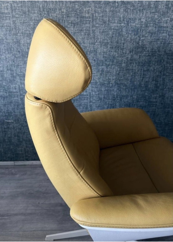 Image 1 of Conform Time Out Lounge-Sessel – Gelbes Leder