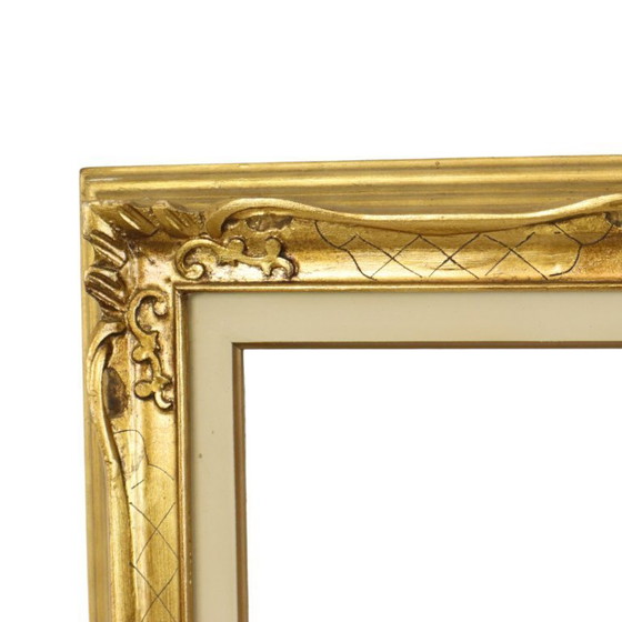 Image 1 of Large Gold-Colored Frame Baroque Style 86cm