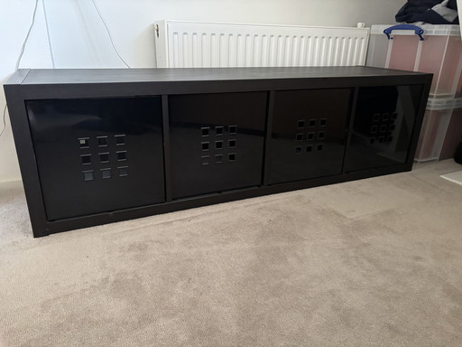 Ikea Kallax with boxes
