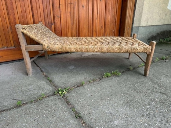 Letto da giorno rustico in vimini intrecciato a mano – Letti da giorno, Legno (photo 3 of 6)
