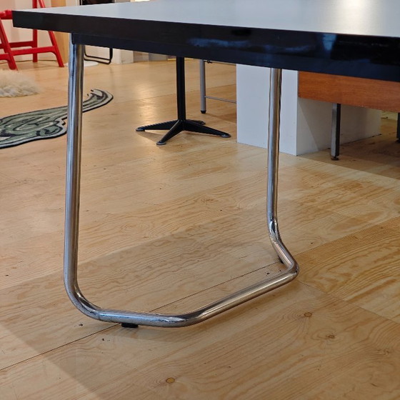 Image 1 of Vintage extendable dining table white