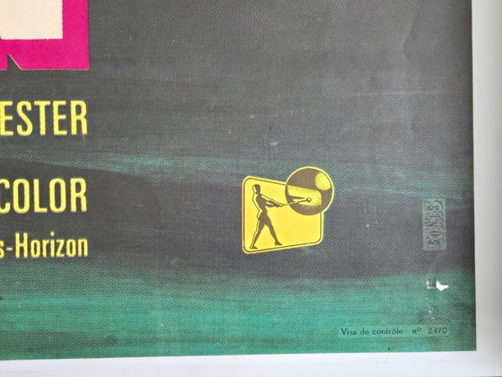 Image 1 of ORIGINELE VINTAGE POSTER 120x160cm DE ODYSSEE VAN DE AFRICAN QUEEN HUMPHREY BOGART