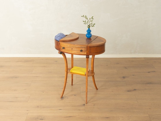 Eleganter Nähtisch, Biedermeier, um 1850 – Beistelltische, Holz (photo 3 of 14)