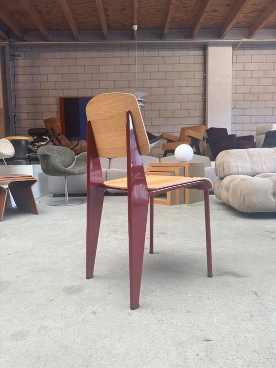 Silla Vitra Standard de Jean Prouvé (existencia: 3) – Sillas de comedor, Metal, Wood (photo 10 of 16)