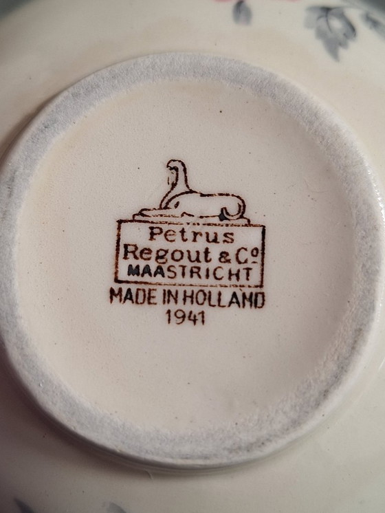 Image 1 of Uniek Petrus Regout servies uit 1941