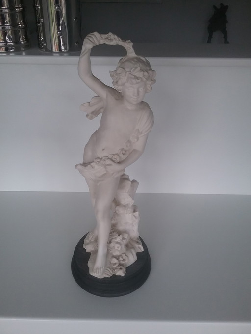 Jongen met bloemen 