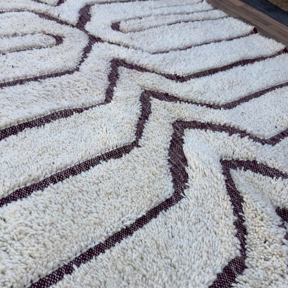 Image 1 of Tapis Beni Ouarain en laine authentisch 250cmx150cm