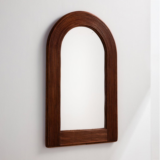 Image 1 of MK10991 Espejo con marco de caña