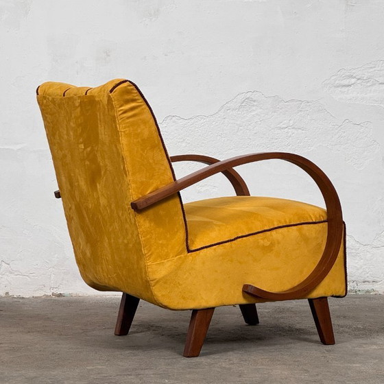 Image 1 of Par de sillones Art Déco de Jindřich Halabala para UP Závody, años 30