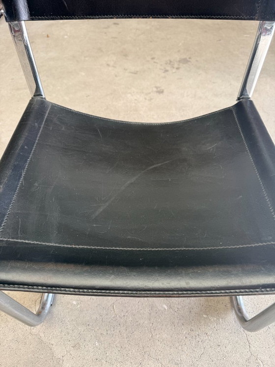 Matteo Grassi MG5 Cantilever chair (stock: 2) – Armchairs, Leather, Metal (photo 17 of 18)