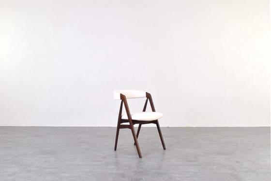 Image 1 of Mid-Century Danish Teak Dining Chairs by Th. Harlev for Farstrup, 1960s, Set of 4.