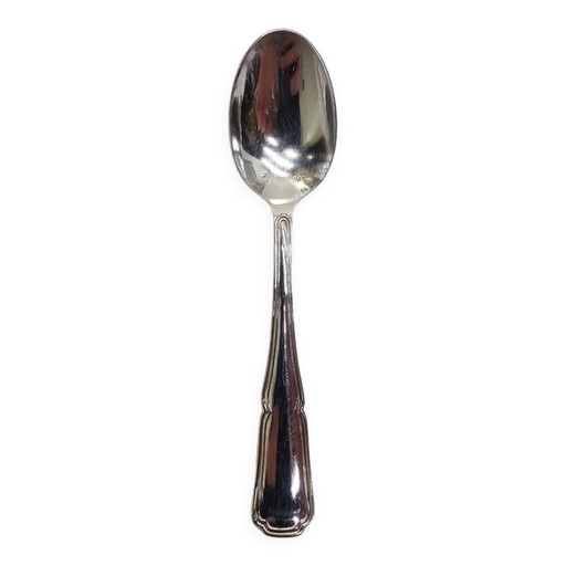 Silver-plated metal cutlery set with 12 teaspoons – besteksets