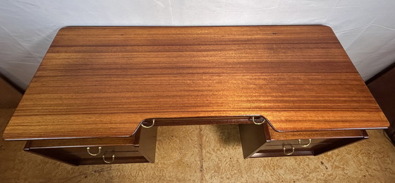 Image 1 of Mid-Century Retro Vintage Teak Floating-Top Desk by GPlan E. Gomme – 1960