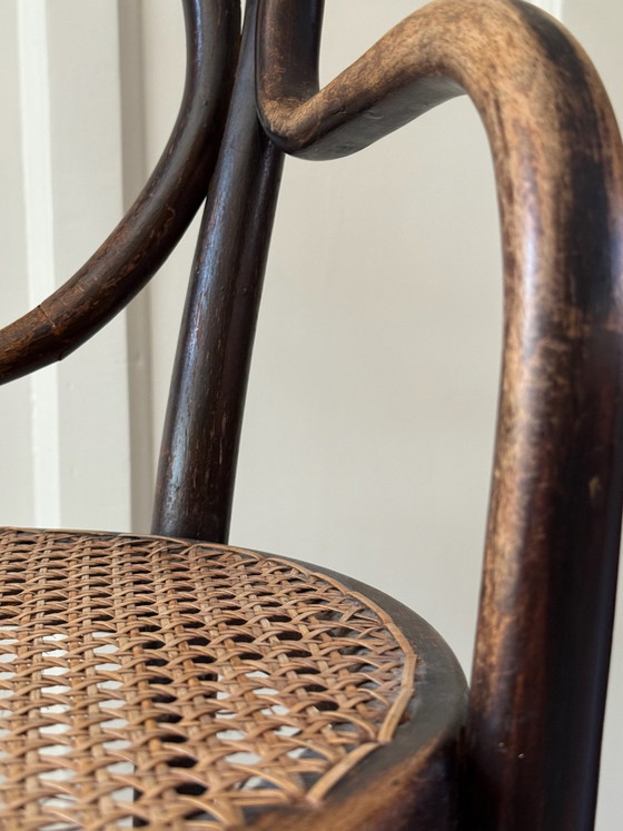 Seggiolone Thonet originale (1918 - 1939), Sgabelli, Legno, Marrone (foto 4 di 12)