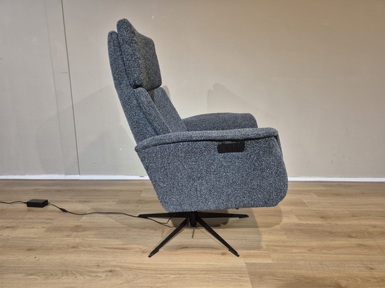 Image 1 of Modello da esposizione - Montel Oscar - Poltrona reclinabile - Tessuto - Blu