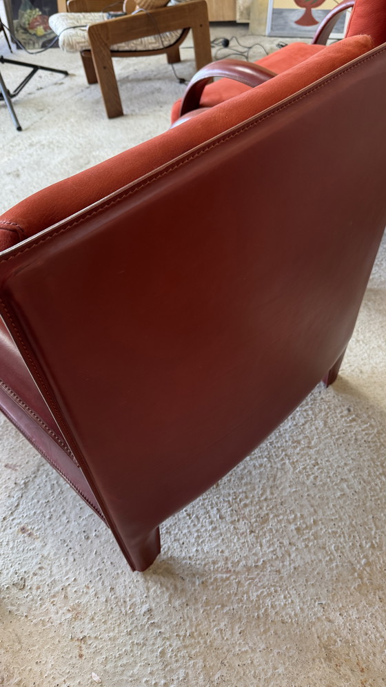Image 1 of 2x Roche Bobois Leather Seat