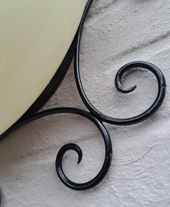 Image 1 of Sunburst Deckenleuchte Metall Opalin