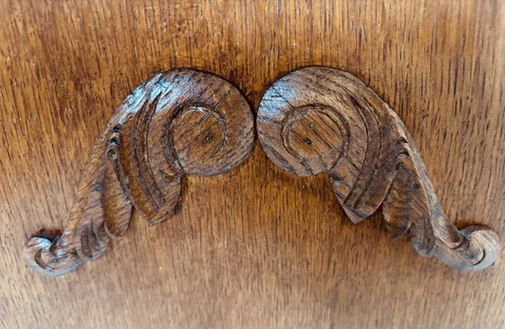 Image 1 of 2 comodini Mid-Century in rovere impiallacciato