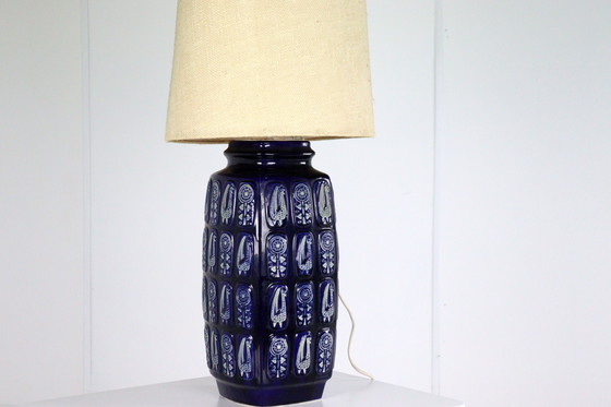 Image 1 of West Germany Ceramic Floor Lamp 942-45 Vintage