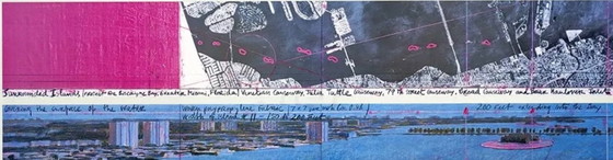 Image 1 of Christo: "Surrounded Islands" project Biscayne Bay Miami Florida, 1980 - 1983.