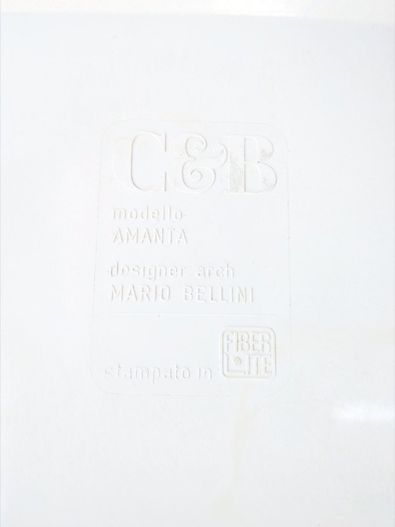 Image 1 of Vroege editie 'Amanta' loungestoel van Mario Bellini voor C&B Italia, jaren 60.