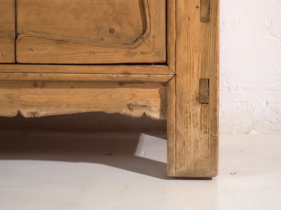 Groot antiek dressoir (ca. 1900) #10, Hout, IJzer, Bruin (foto 48 van 59)