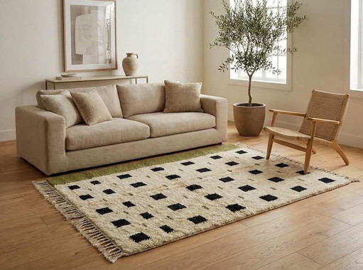 Alfombra bereber marroquí Atlas tejida a mano, 2/3 m – Ahrend, vloerkleden en tapijten, Wool (photo 2 of 7)
