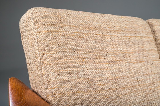 Image 1 of Deense moderne zitset in teakhout van Arne Vodder voor France & Søn, jaren 60, set van 3